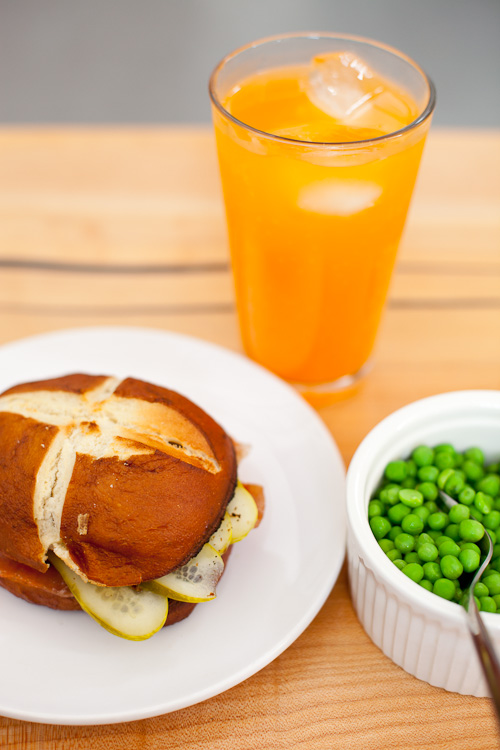 pretzel sandwich