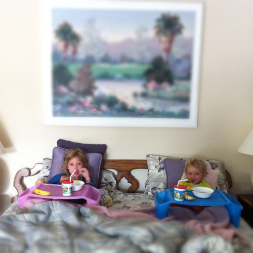 breakfast in bed