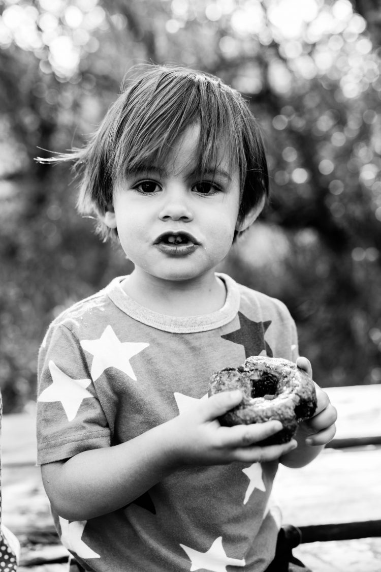 boy in star shirt